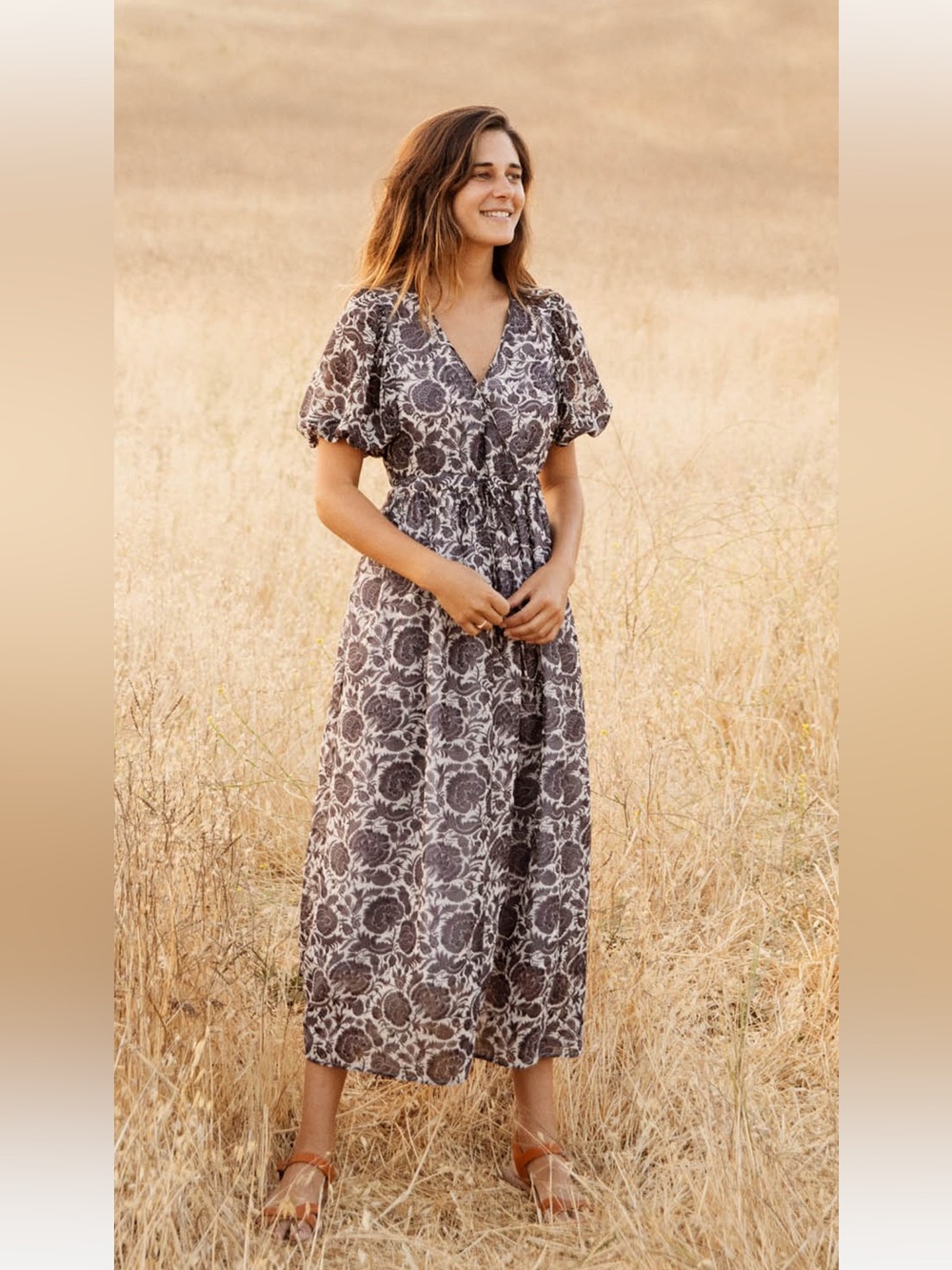 CHRISTY DAWN Dahlia dress in thistle paisley